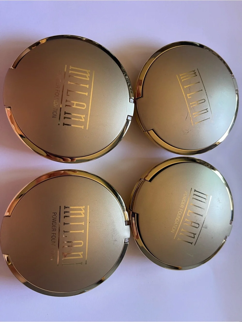 4 Milani Even-Touch Even Touch Powder Foundation #06 CARAMEL MADE IN USA Sealed
